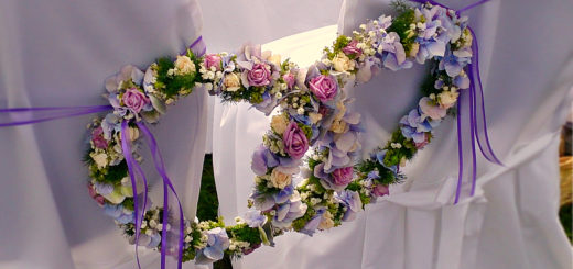 Blüten-Eheringe für Hochzeit